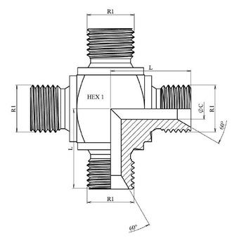 TN101 BSP 1/4"